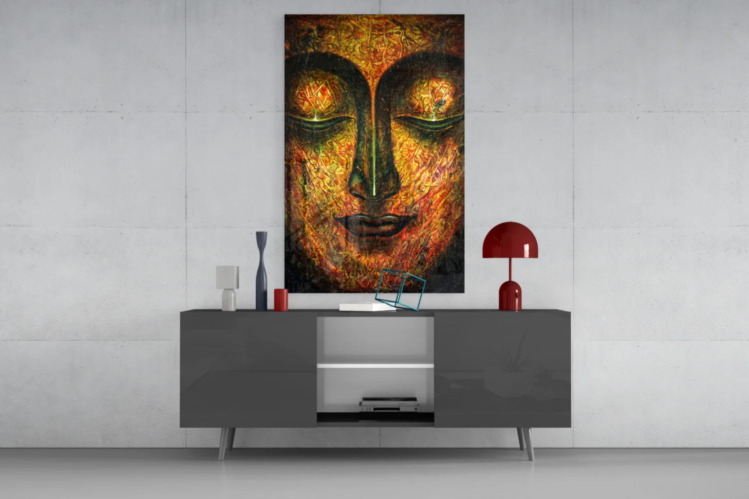 Sculpture Glass Wall Art - Image 8