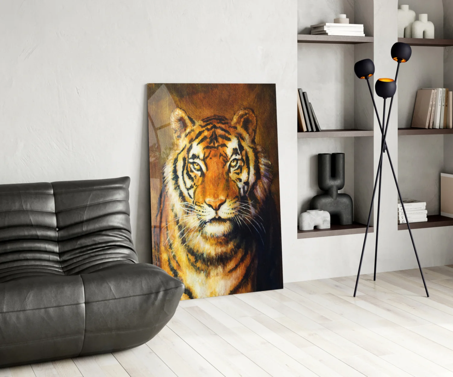 Tiger Glass Wall Art - Image 5