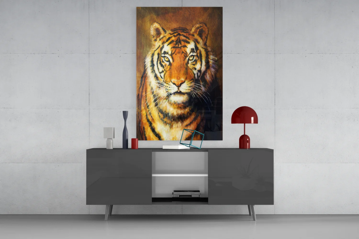 Tiger Glass Wall Art - Image 8