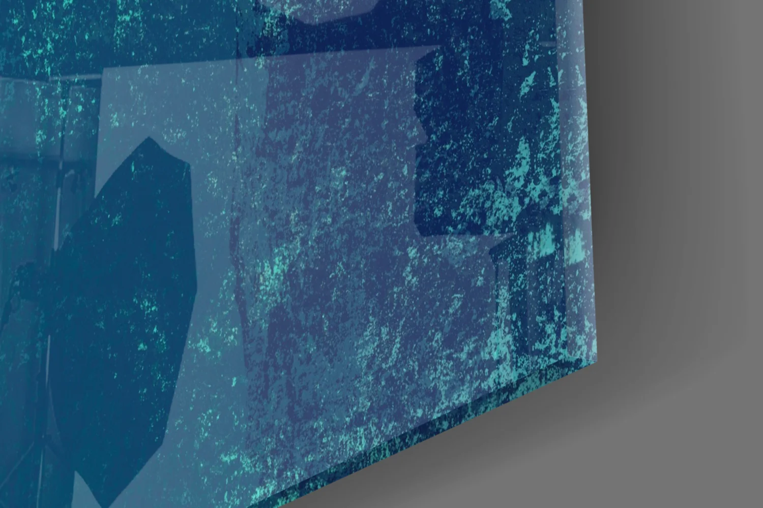 Abstract Colors Glass Wall Art - Image 7