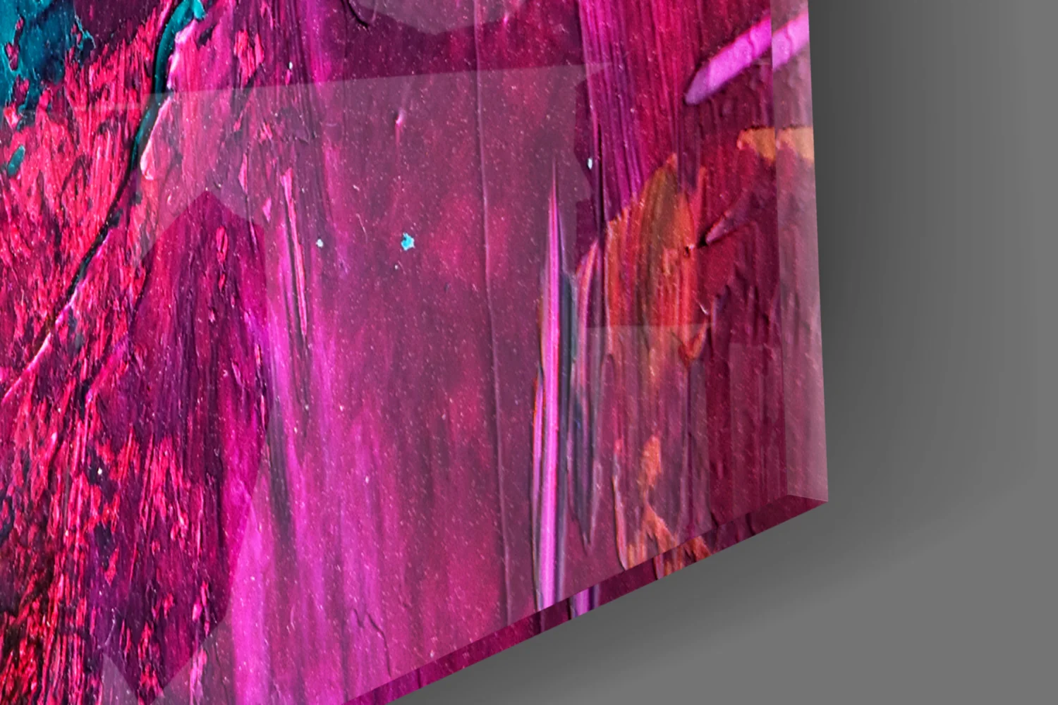 Abstract Colors Glass Wall Art - Image 7