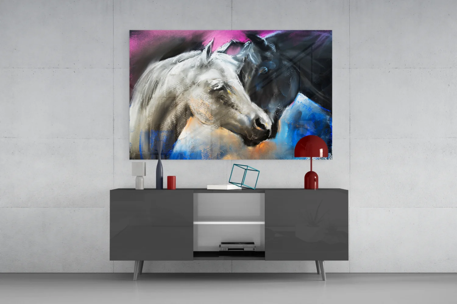 Horse Glass Wall Art - Image 8