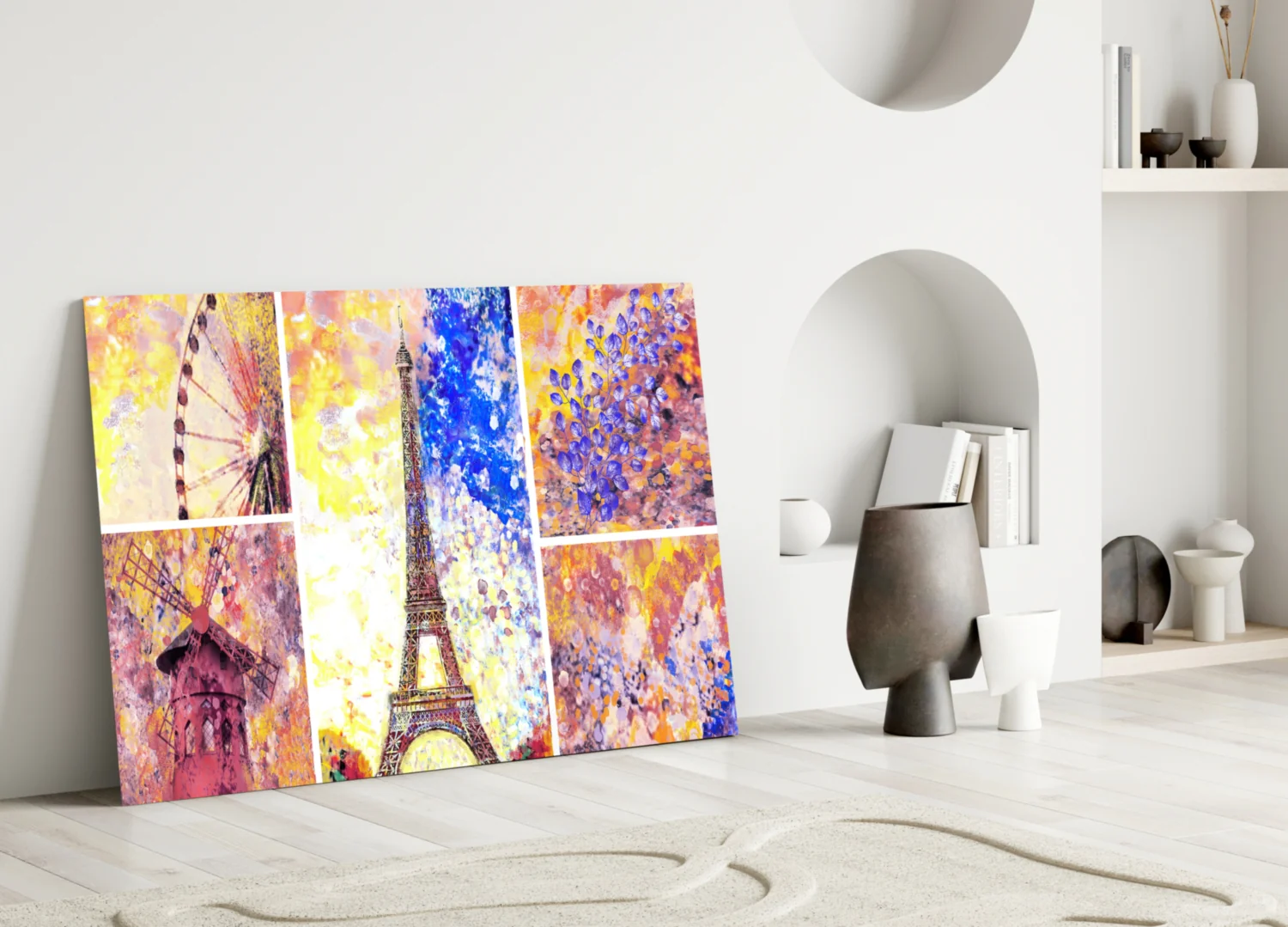 Eiffel Glass Wall Art - Image 3