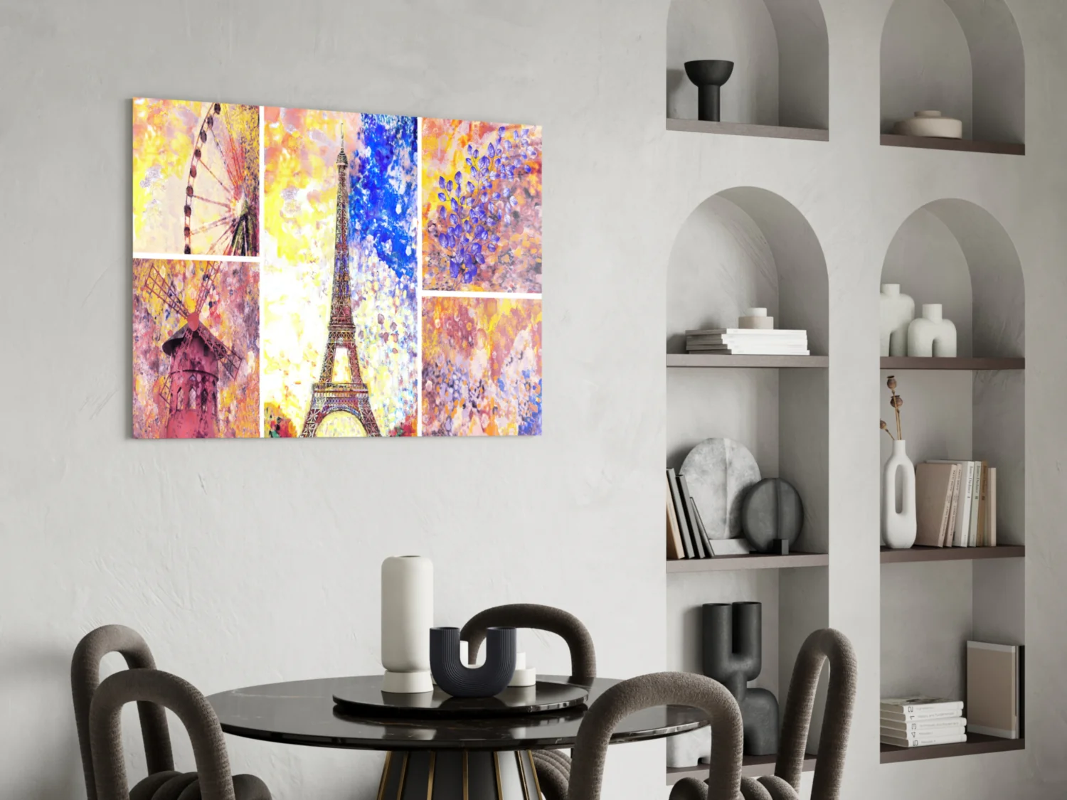 Eiffel Glass Wall Art - Image 5
