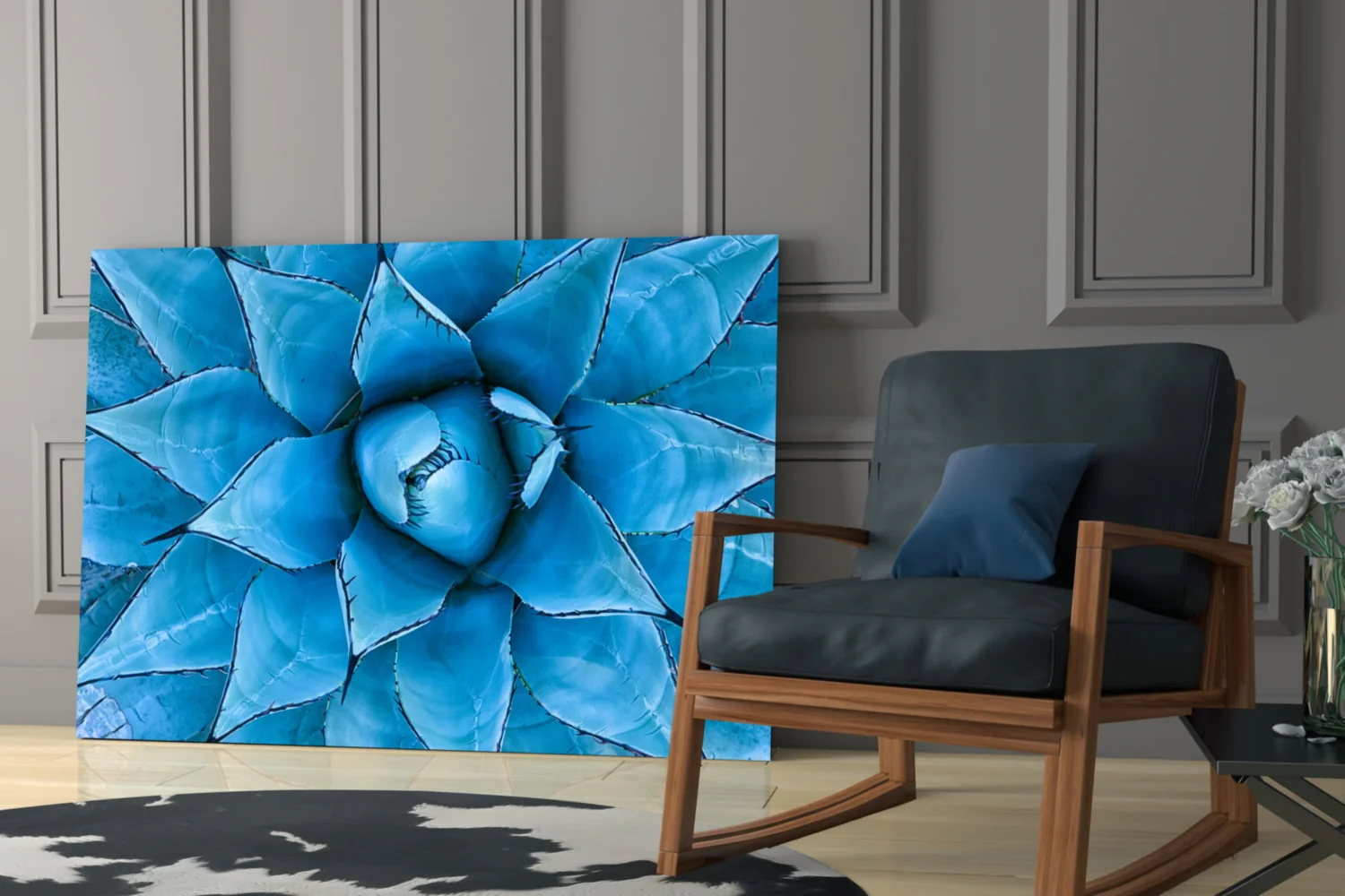 Micro Flower Glass Wall Art - Image 6