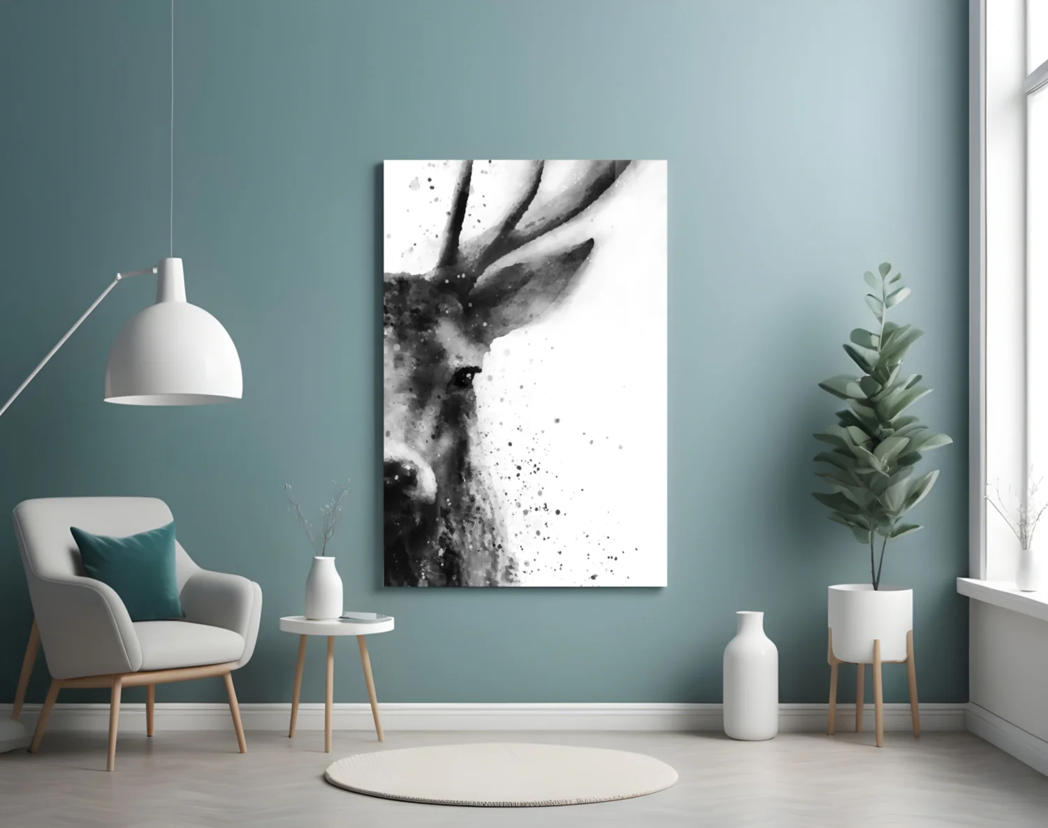 Deer Glass Wall Art - Image 4