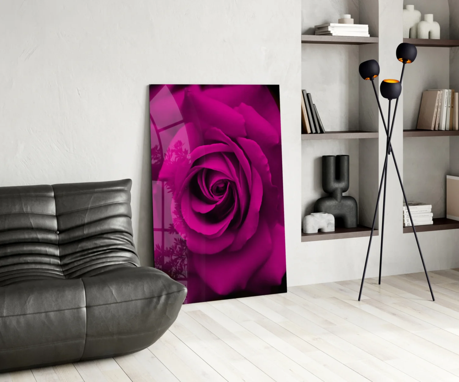 Rose Glass Wall Art - Image 5