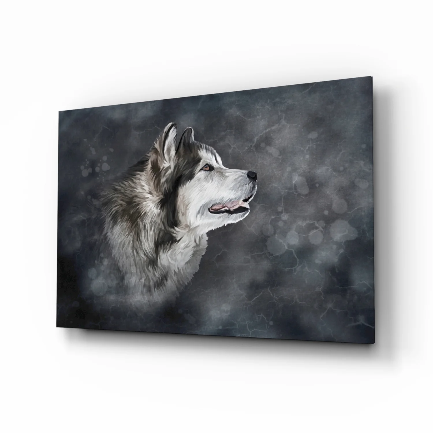 Wolf Glass Wall Art