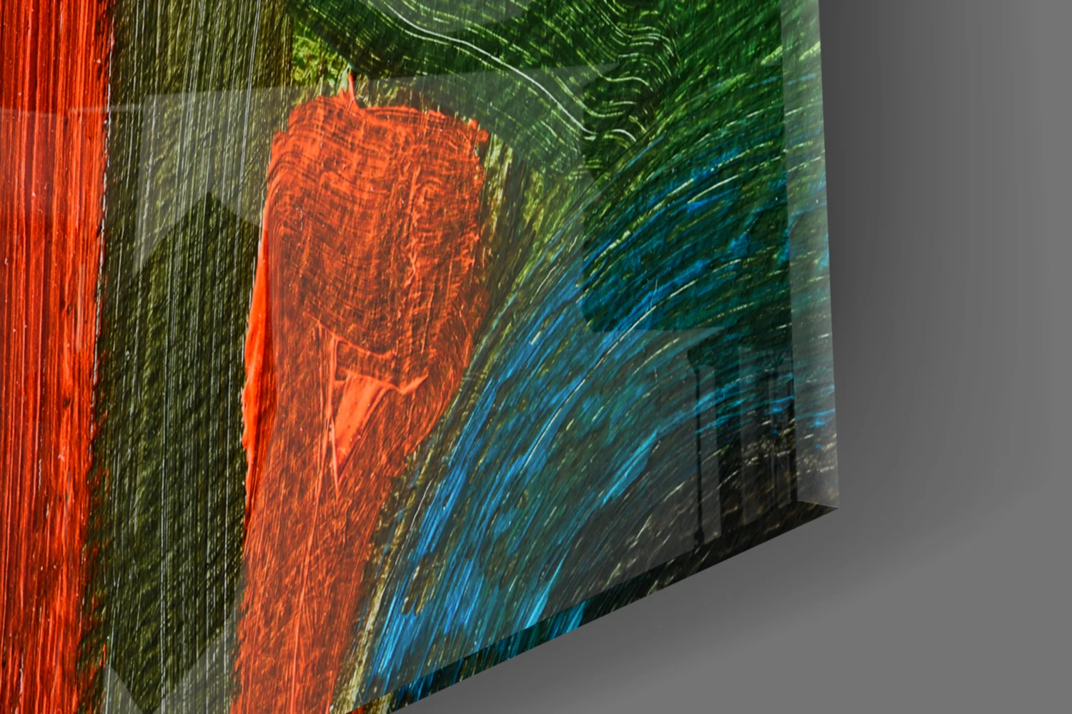 Abstract Glass Wall Art - Image 7