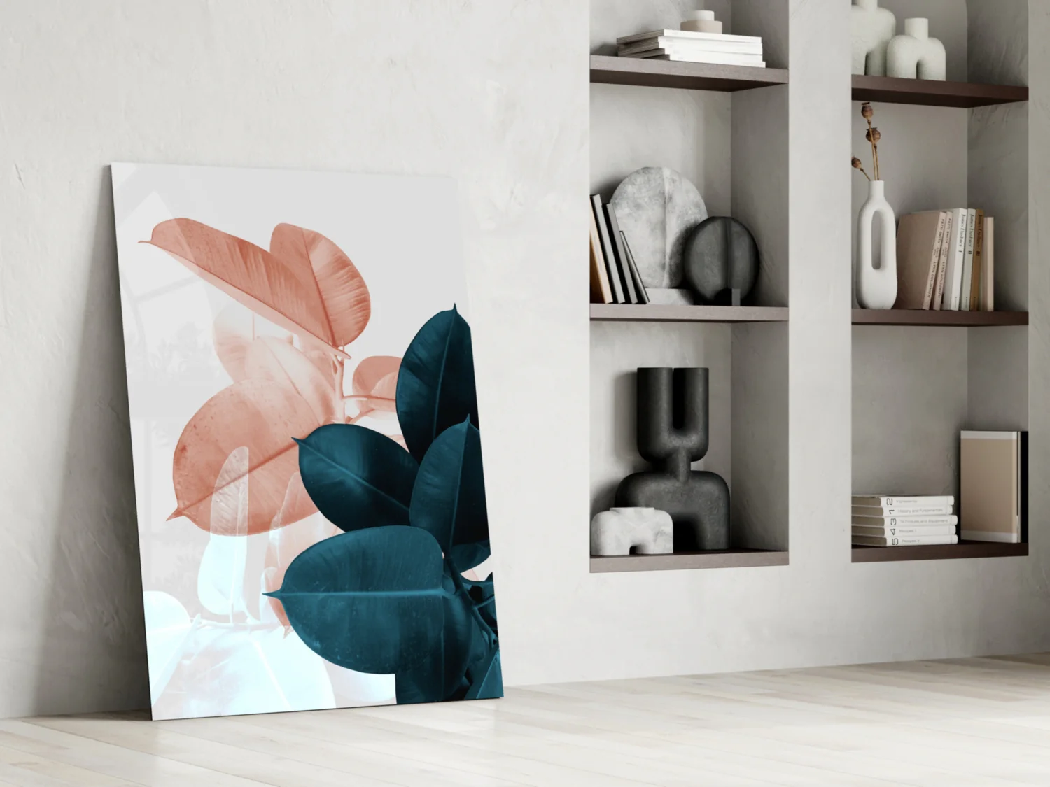 Leaves Glass Wall Art - Image 6
