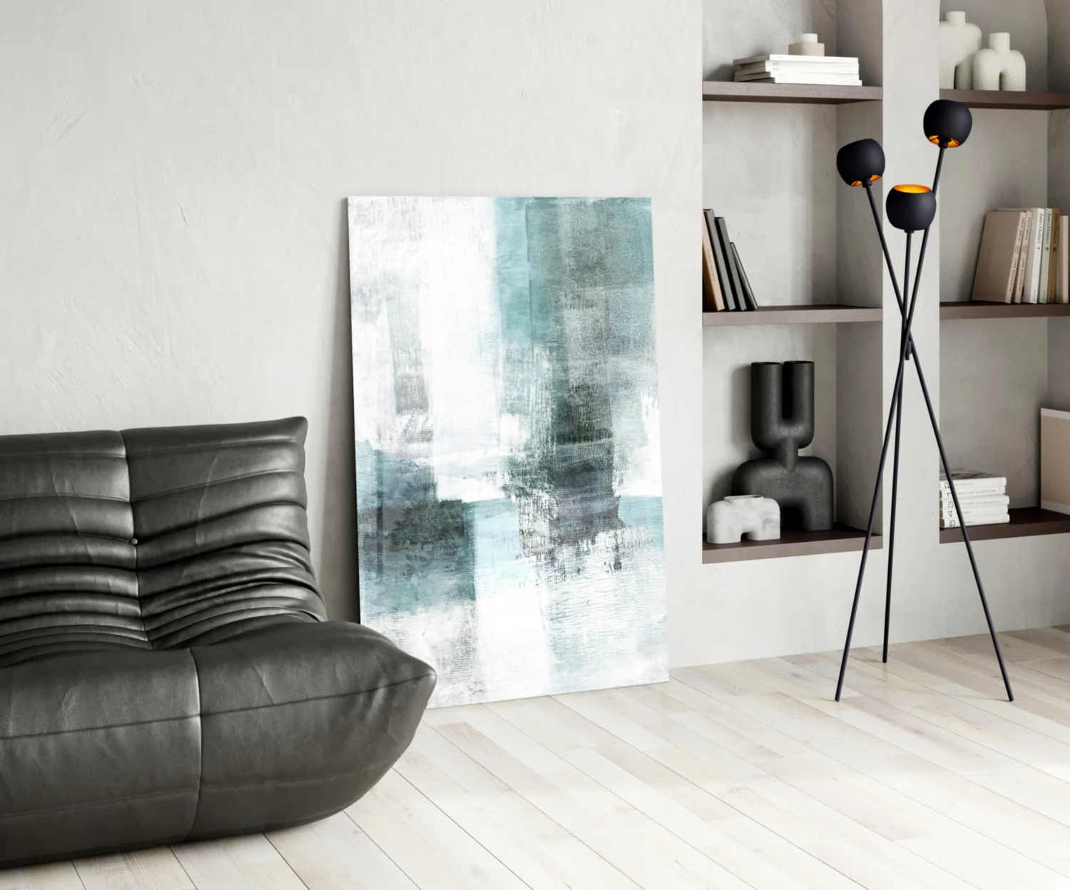 Abstract Glass Wall Art - Image 5