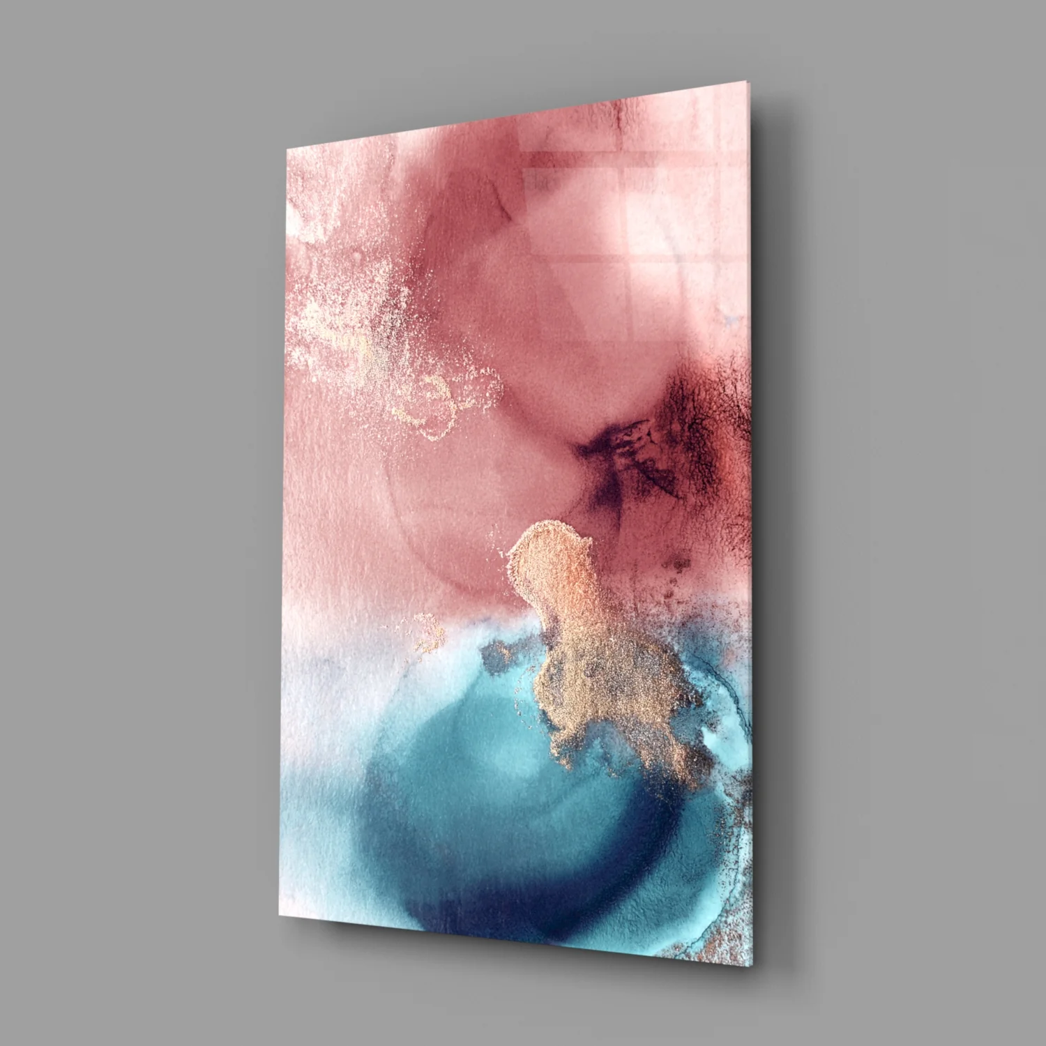 Abstract Glass Wall Art - Image 2