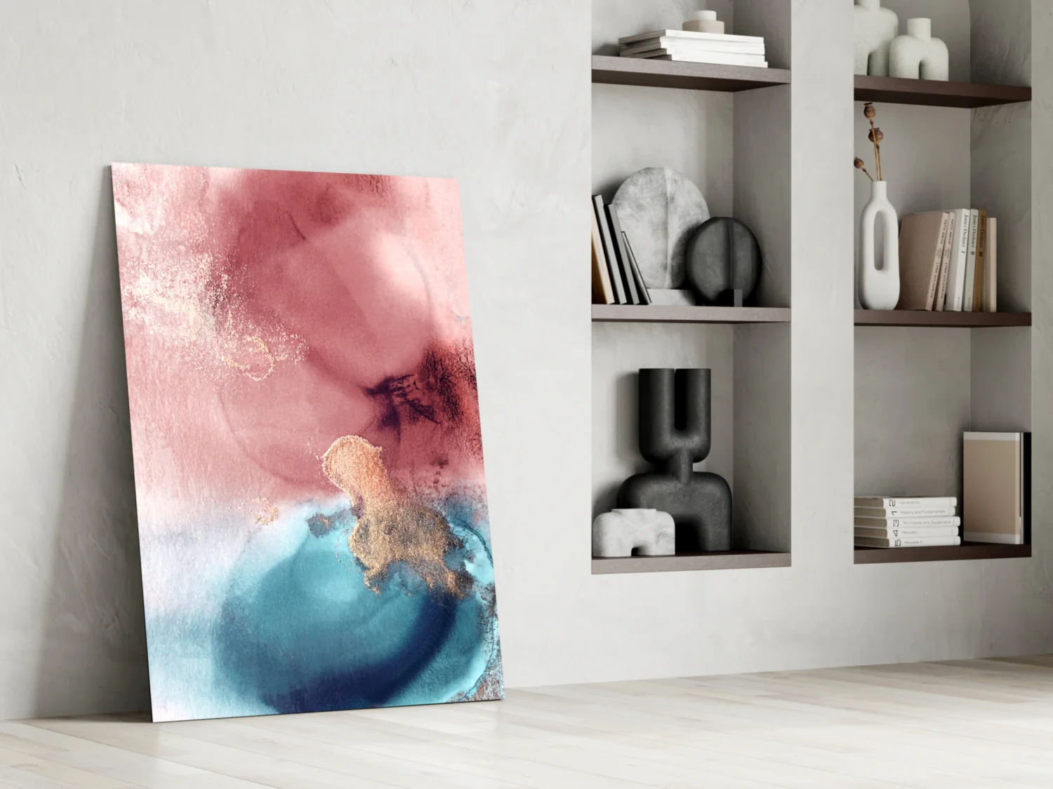 Abstract Glass Wall Art - Image 6