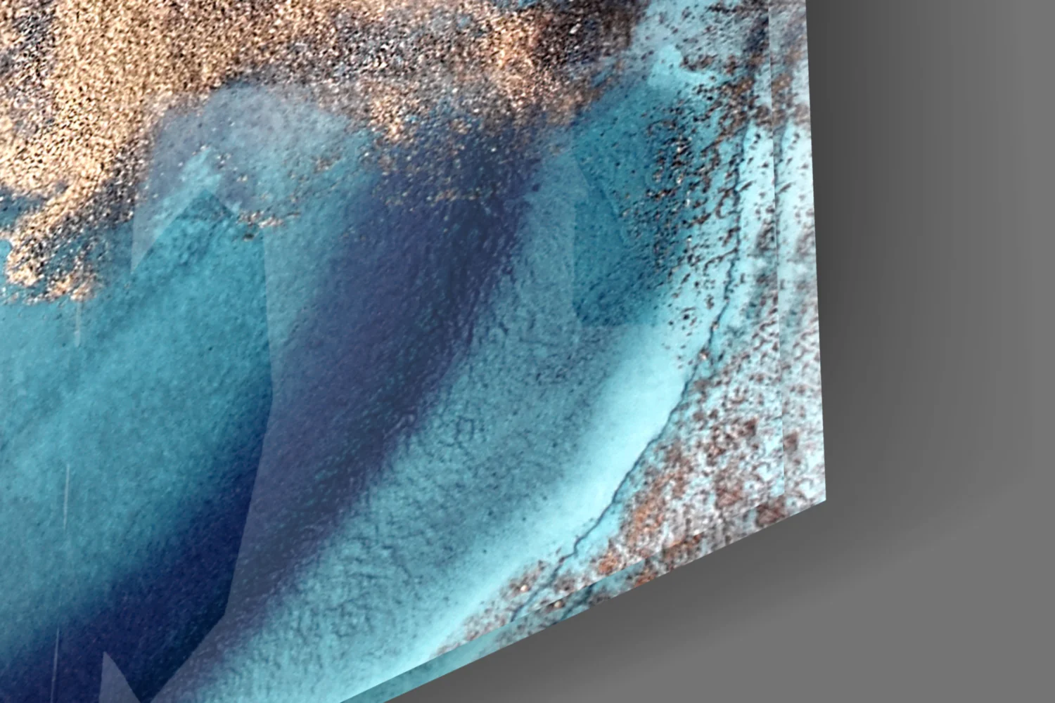 Abstract Glass Wall Art - Image 7