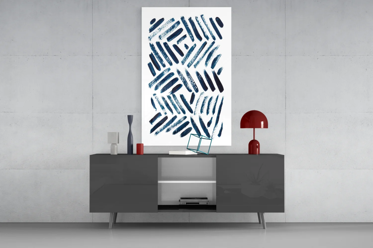 Lines Glass Wall Art - Image 8