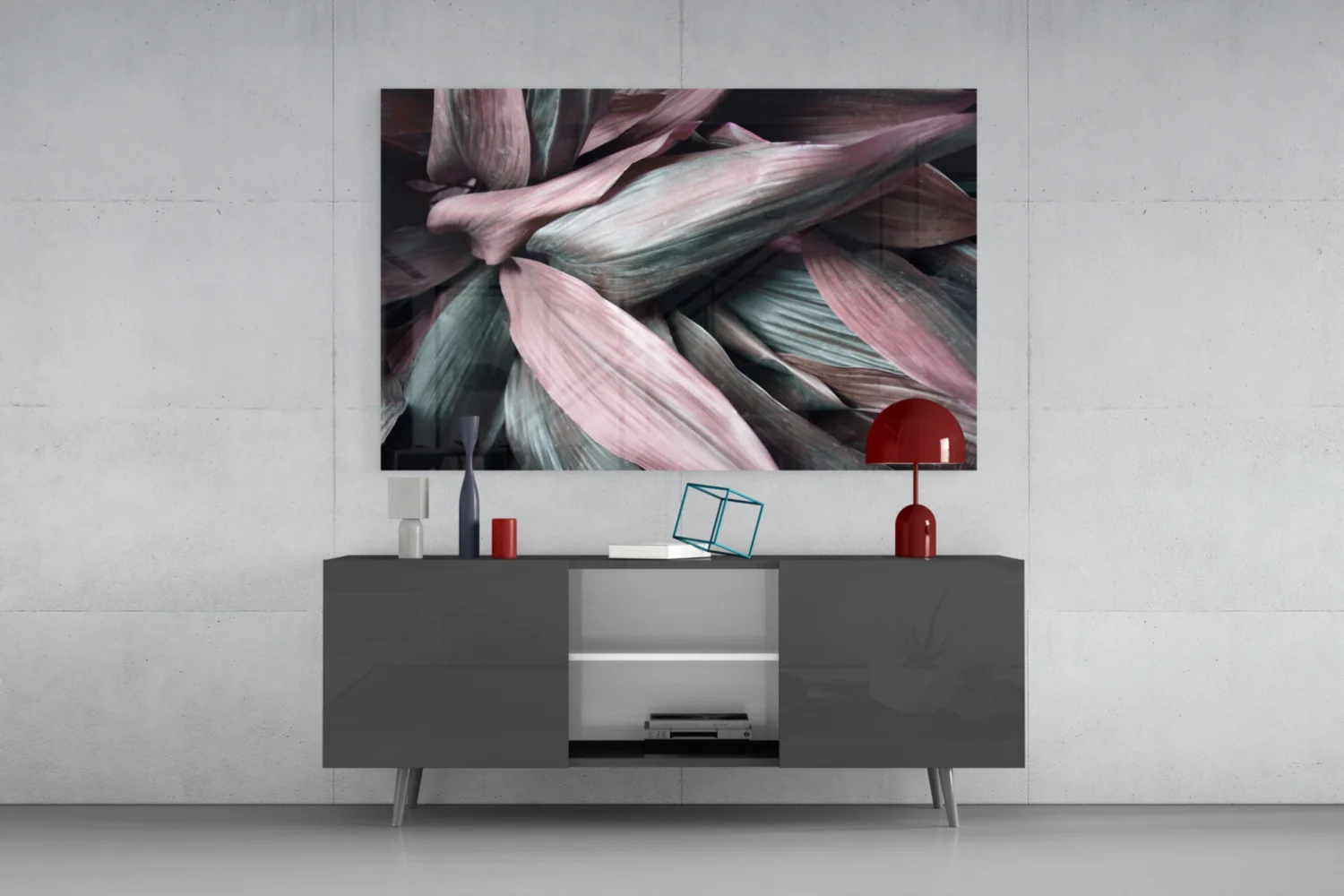 Leaves Glass Wall Art - Image 8
