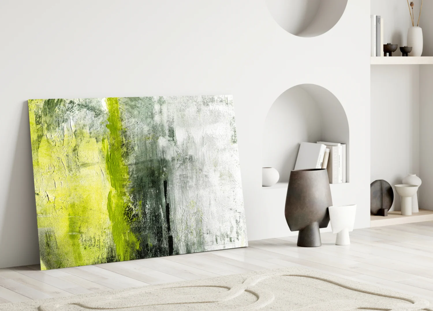 Abstract Glass Wall Art - Image 3