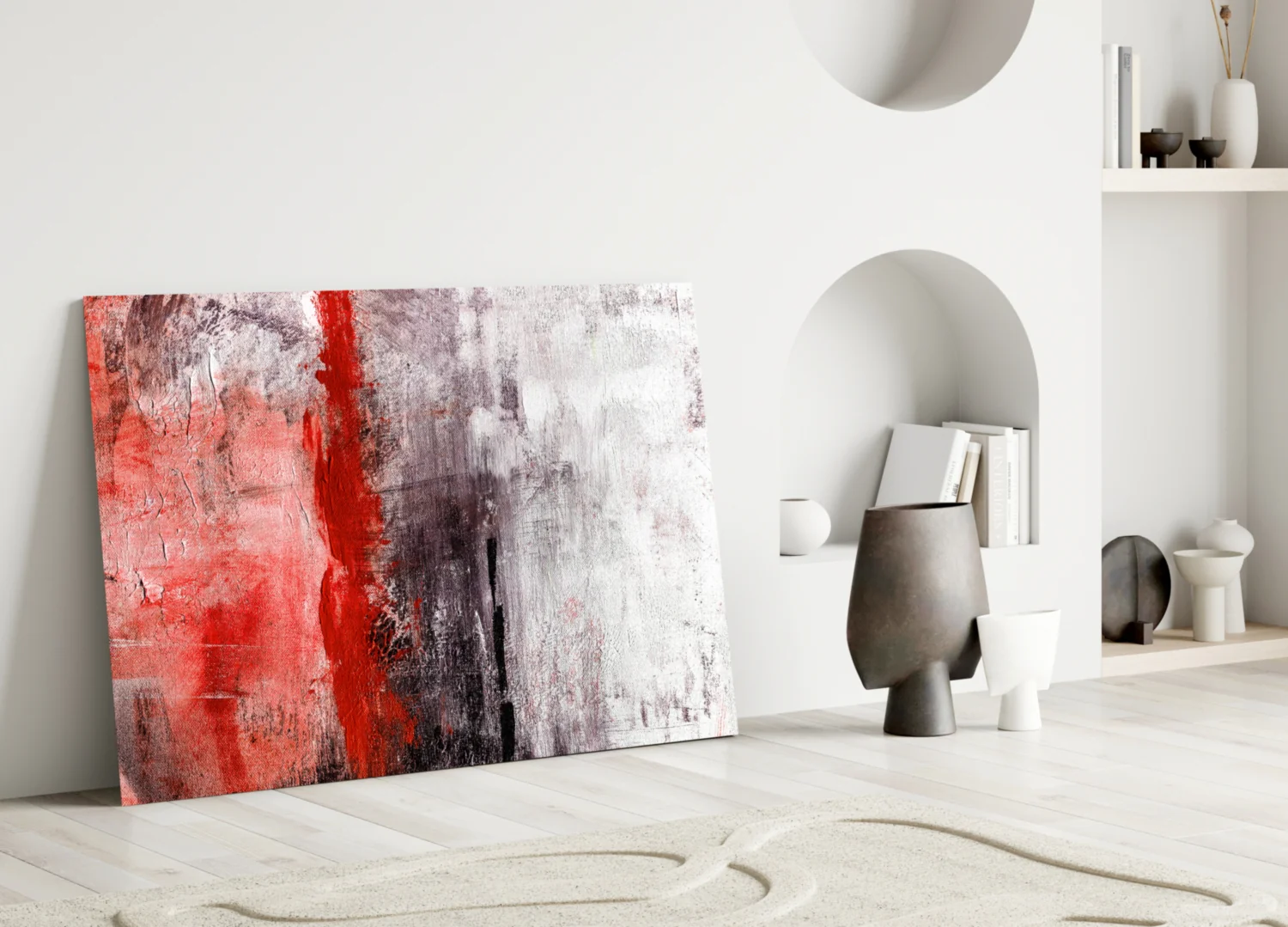 Abstract Glass Wall Art - Image 3