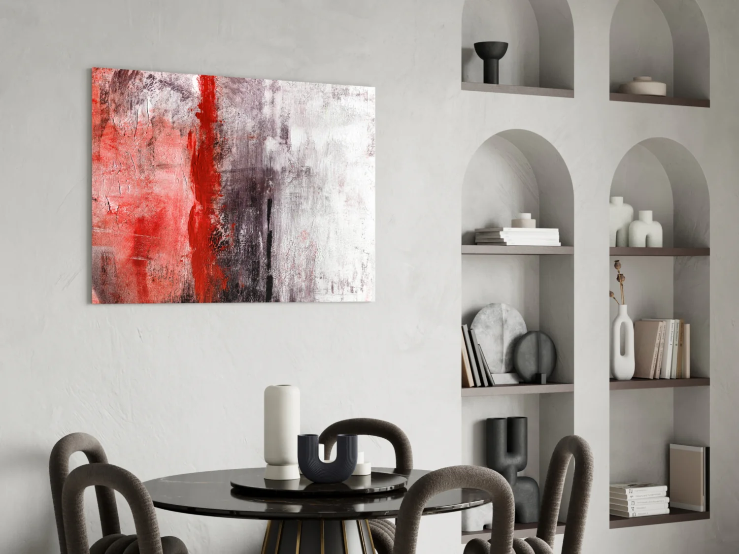 Abstract Glass Wall Art - Image 5