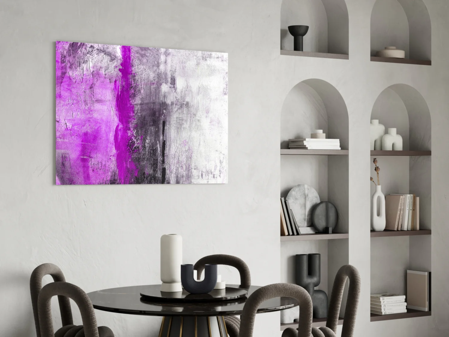 Abstract Glass Wall Art - Image 5