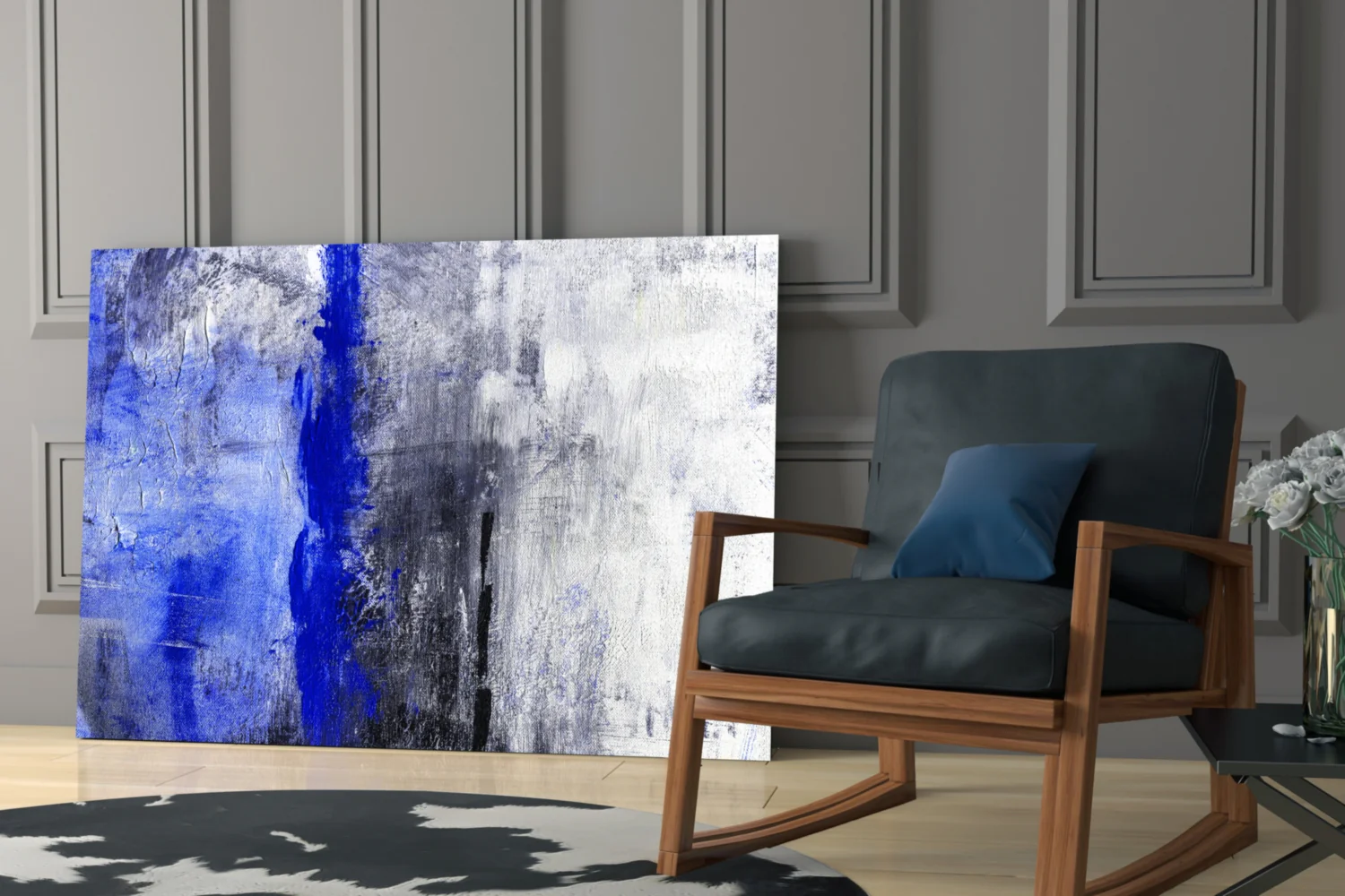 Abstract Glass Wall Art - Image 6