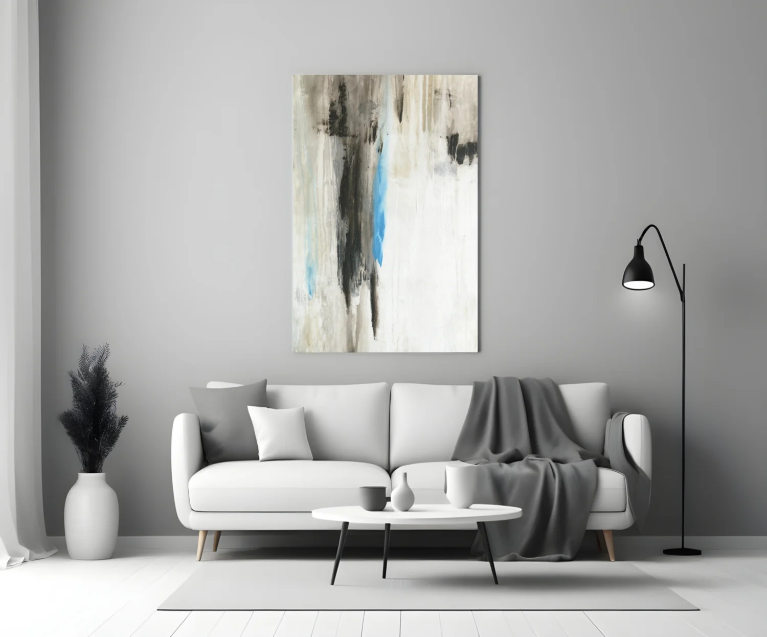 Abstract Glass Wall Art - Image 3