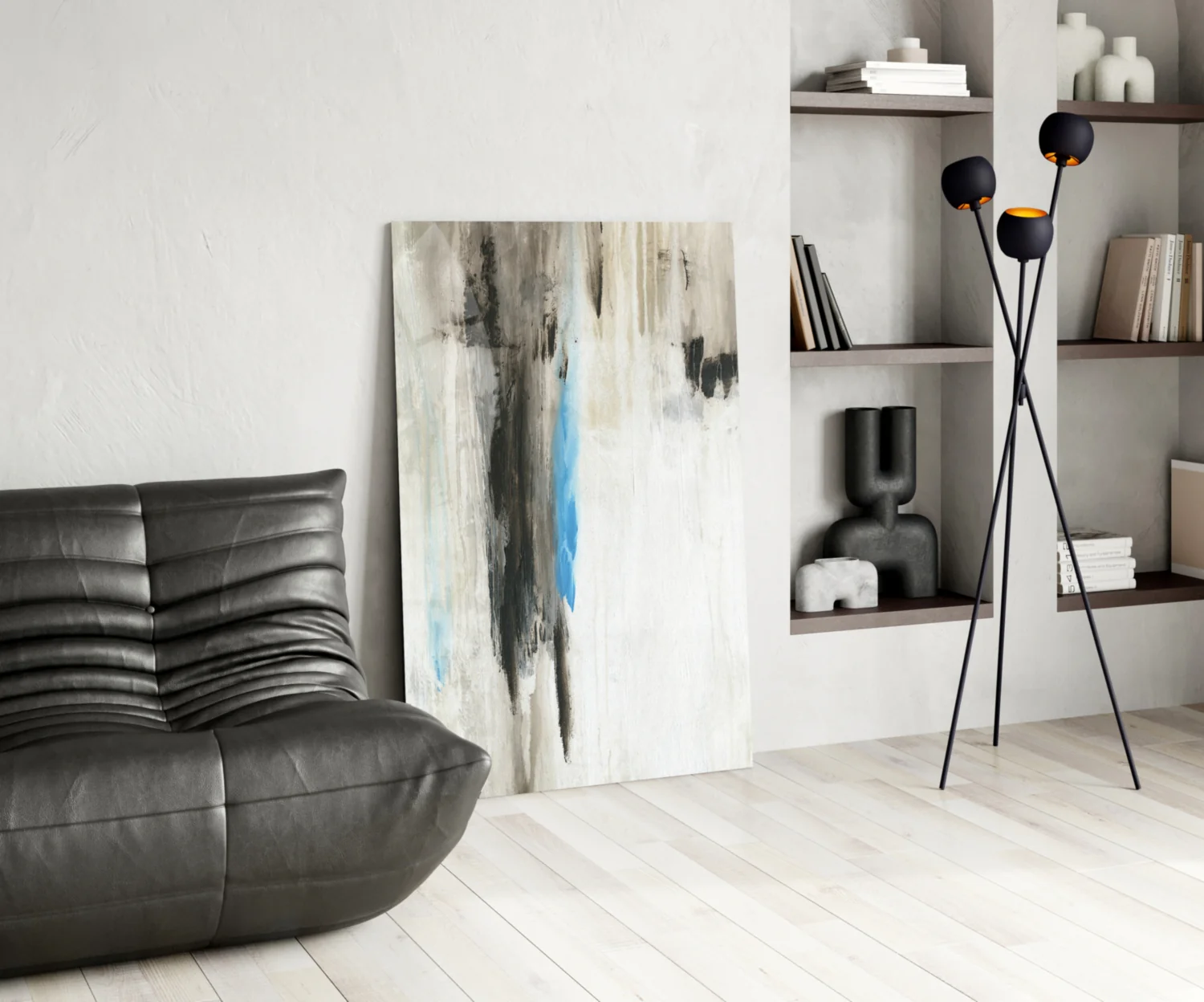 Abstract Glass Wall Art - Image 5