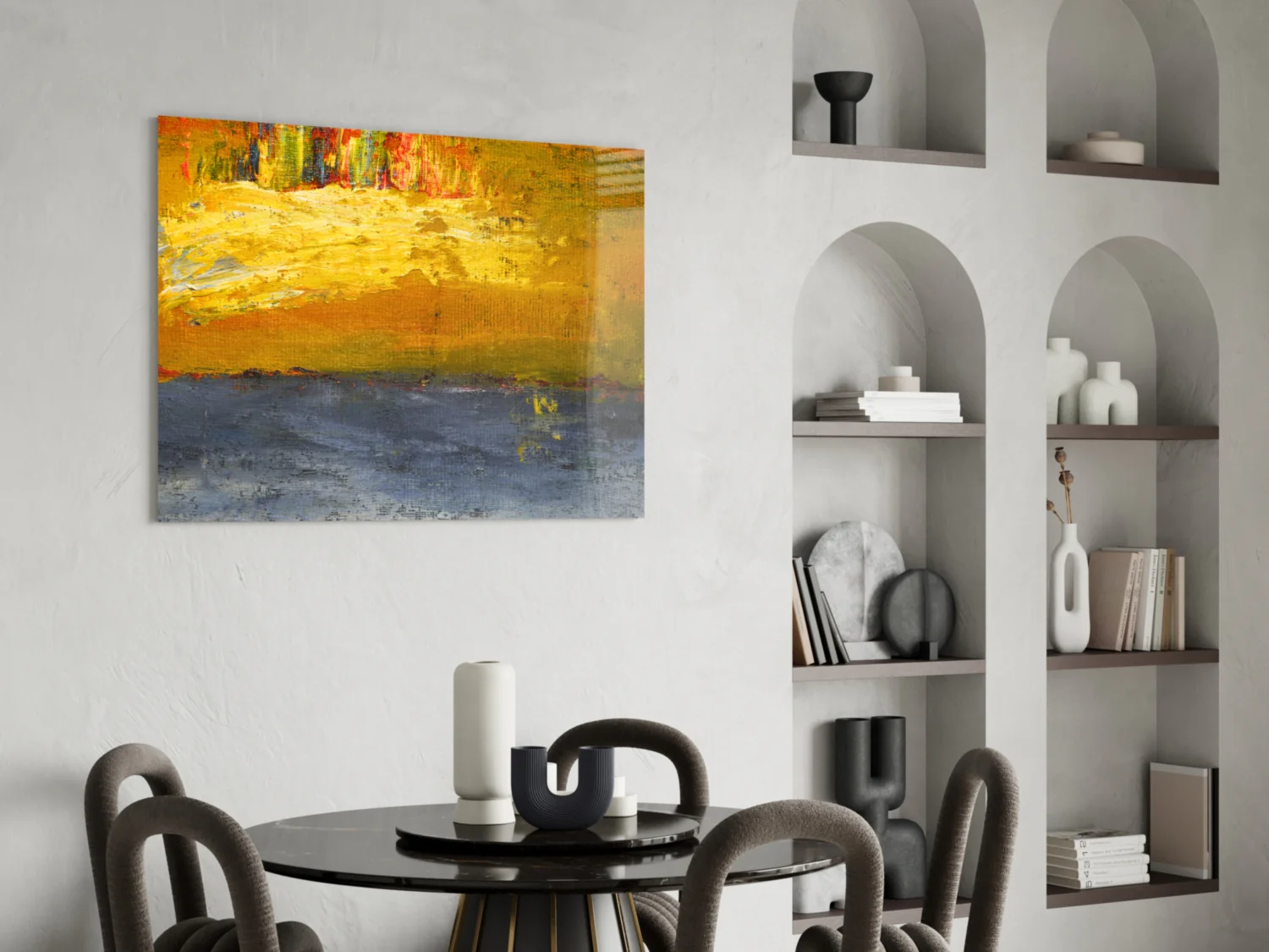 Abstract Glass Wall Art - Image 5