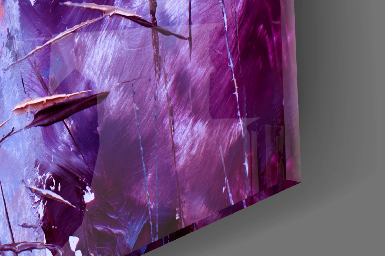 Abstract Glass Wall Art - Image 7