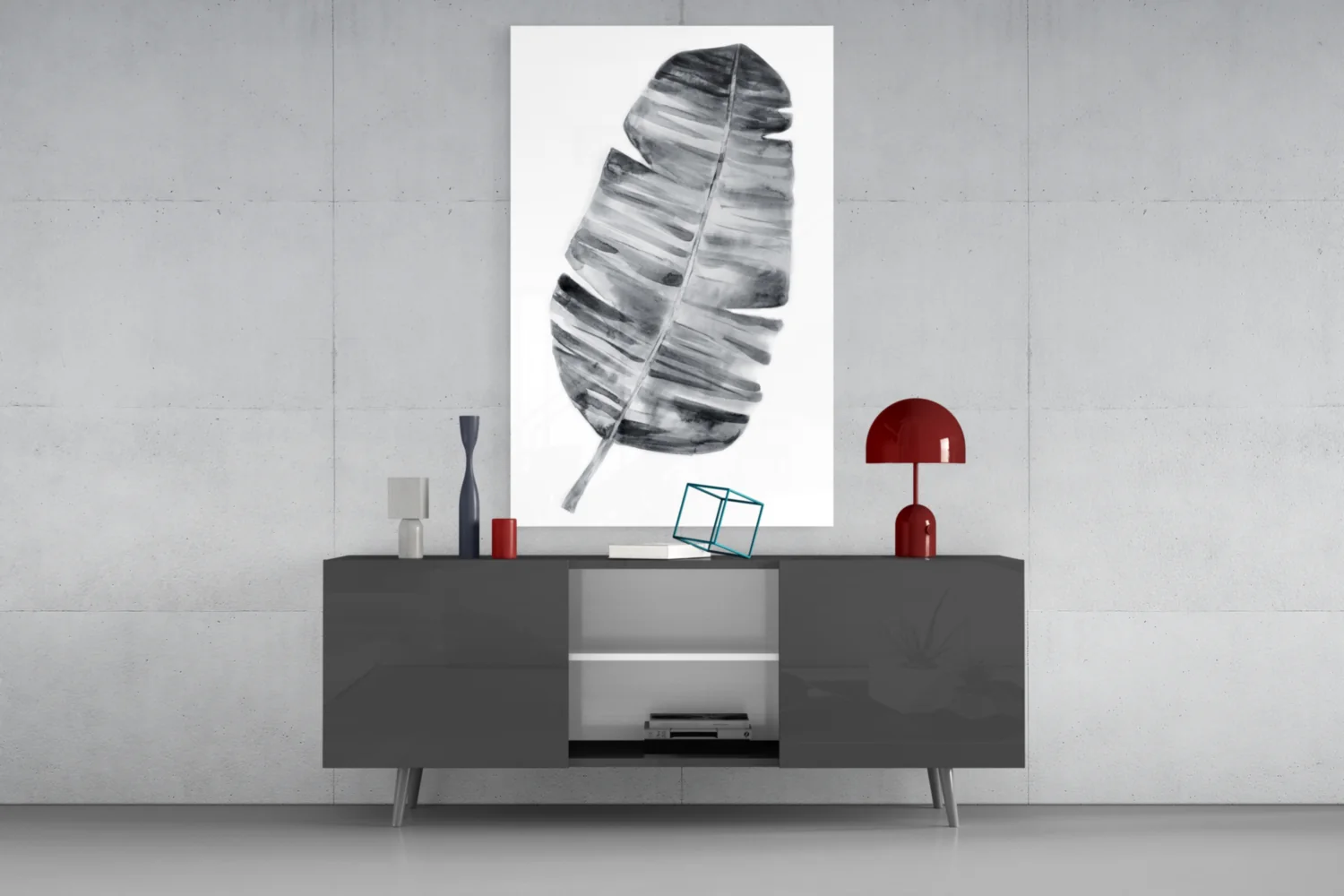 Feather Glass Wall Art - Image 8