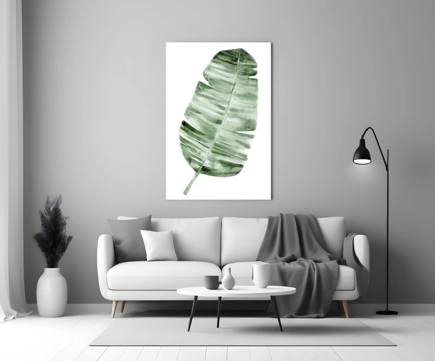 Feather Glass Wall Art - Image 3