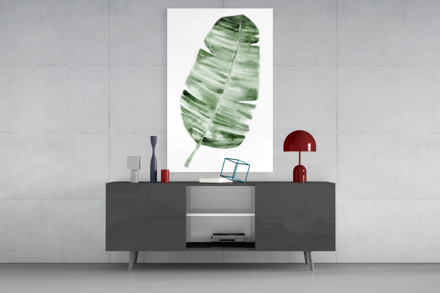 Feather Glass Wall Art - Image 8