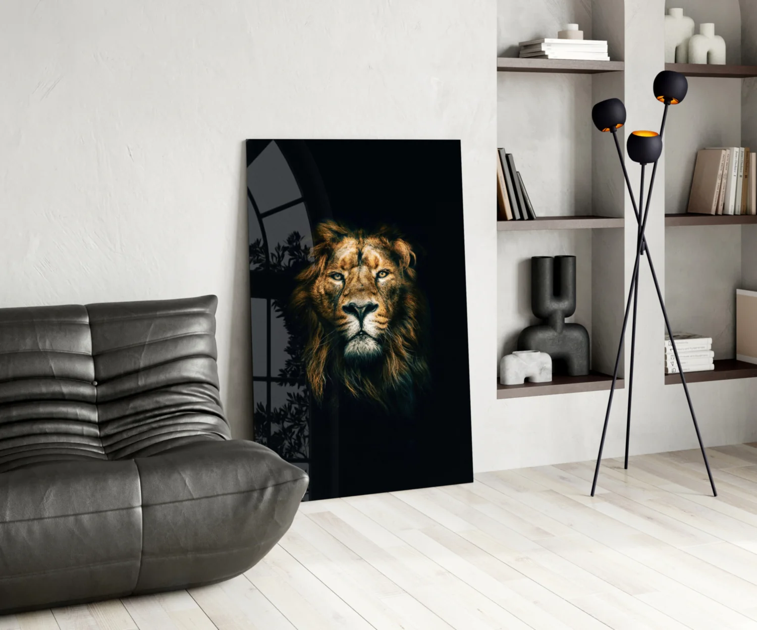 Lion Glass Wall Art - Image 5