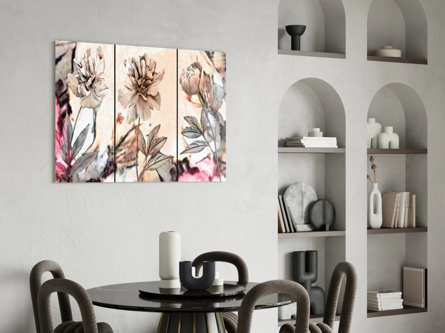 Flowers Glass Wall Art - Image 5