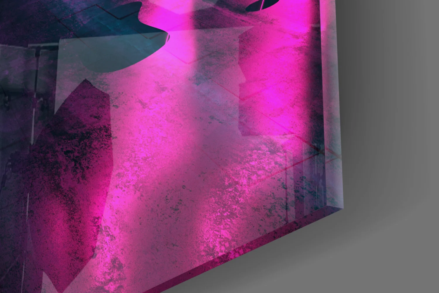 Neon Lights Glass Wall Art - Image 7