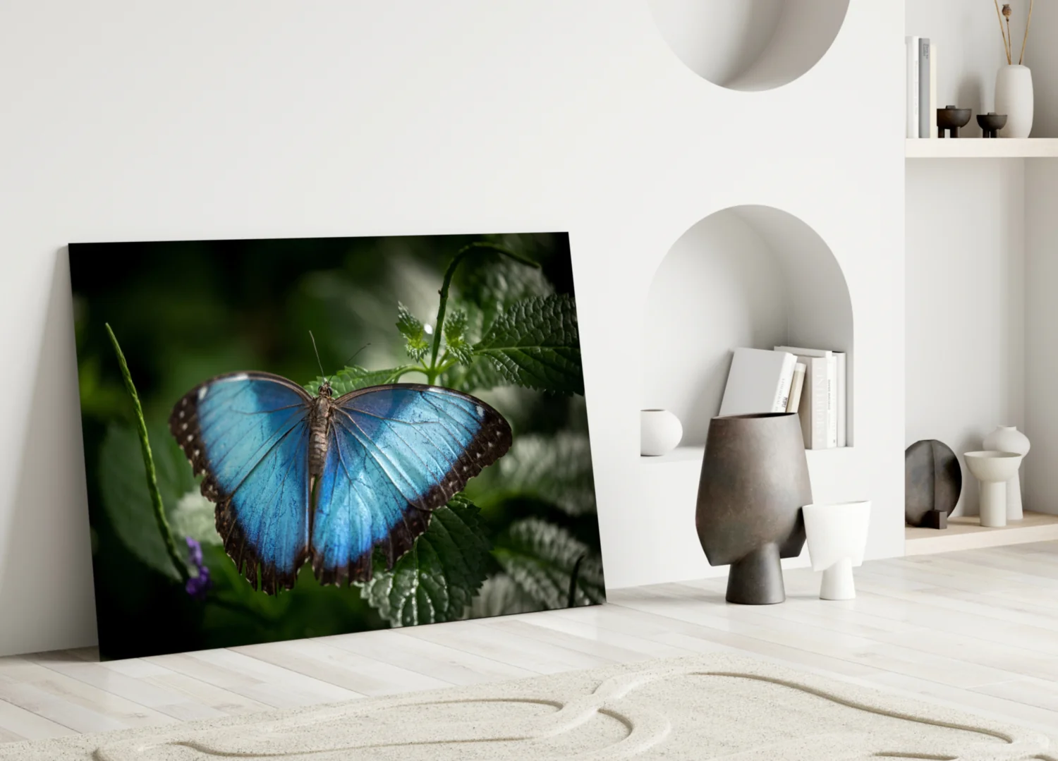 Butterfly Glass Wall Art - Image 3