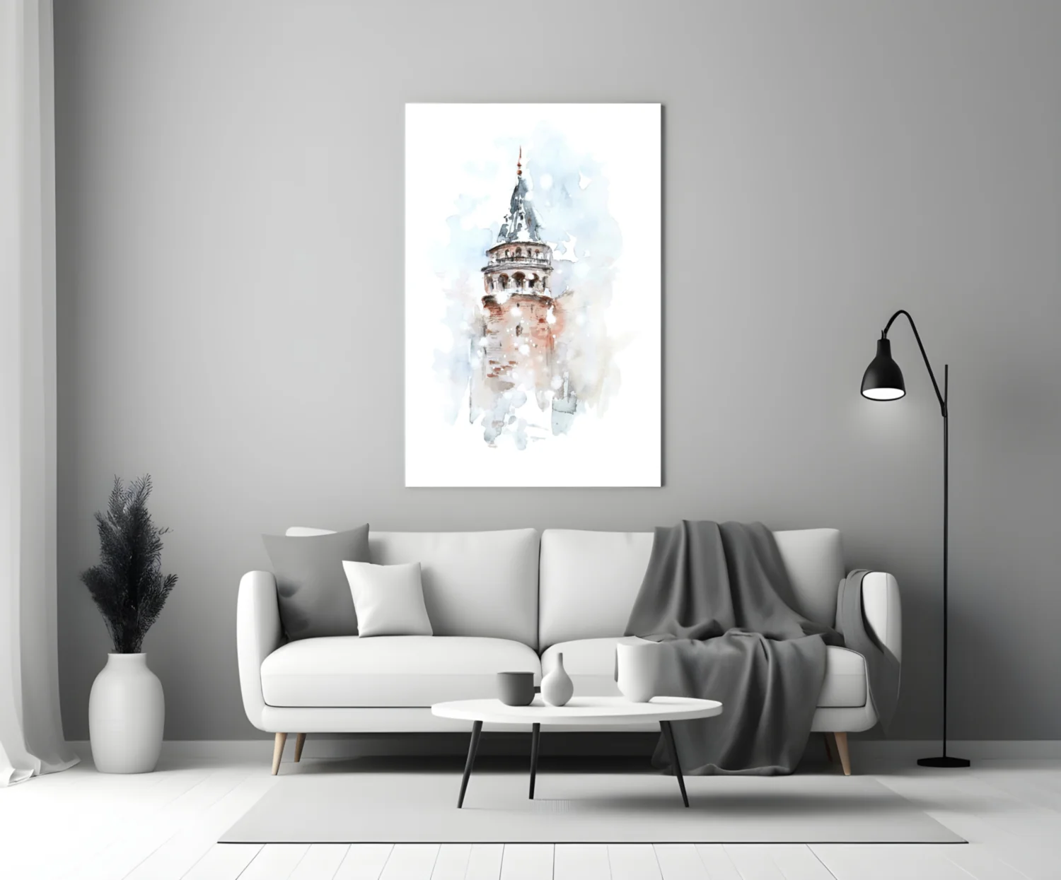 Galata Tower Glass Wall Art - Image 3