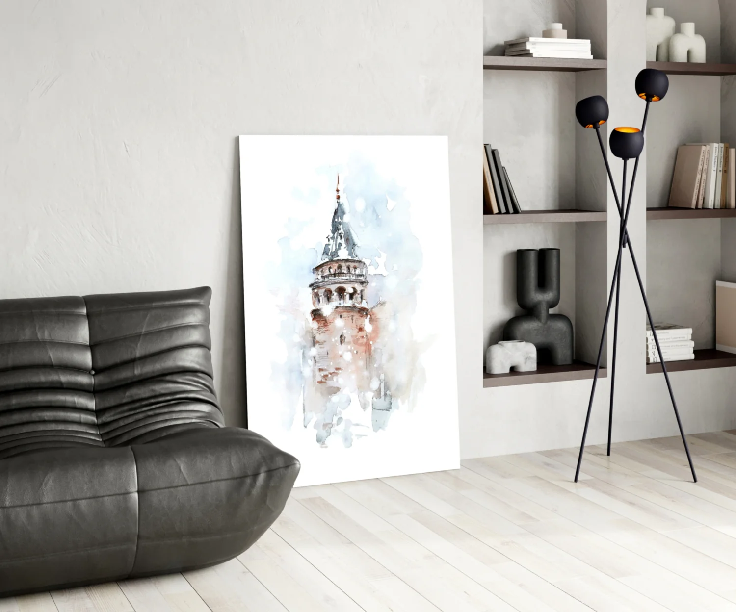 Galata Tower Glass Wall Art - Image 5