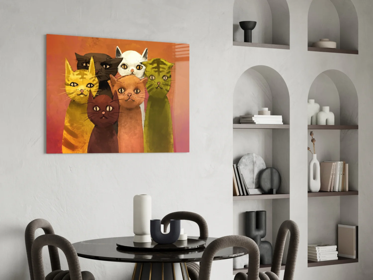 Cats Glass Wall Art - Image 5