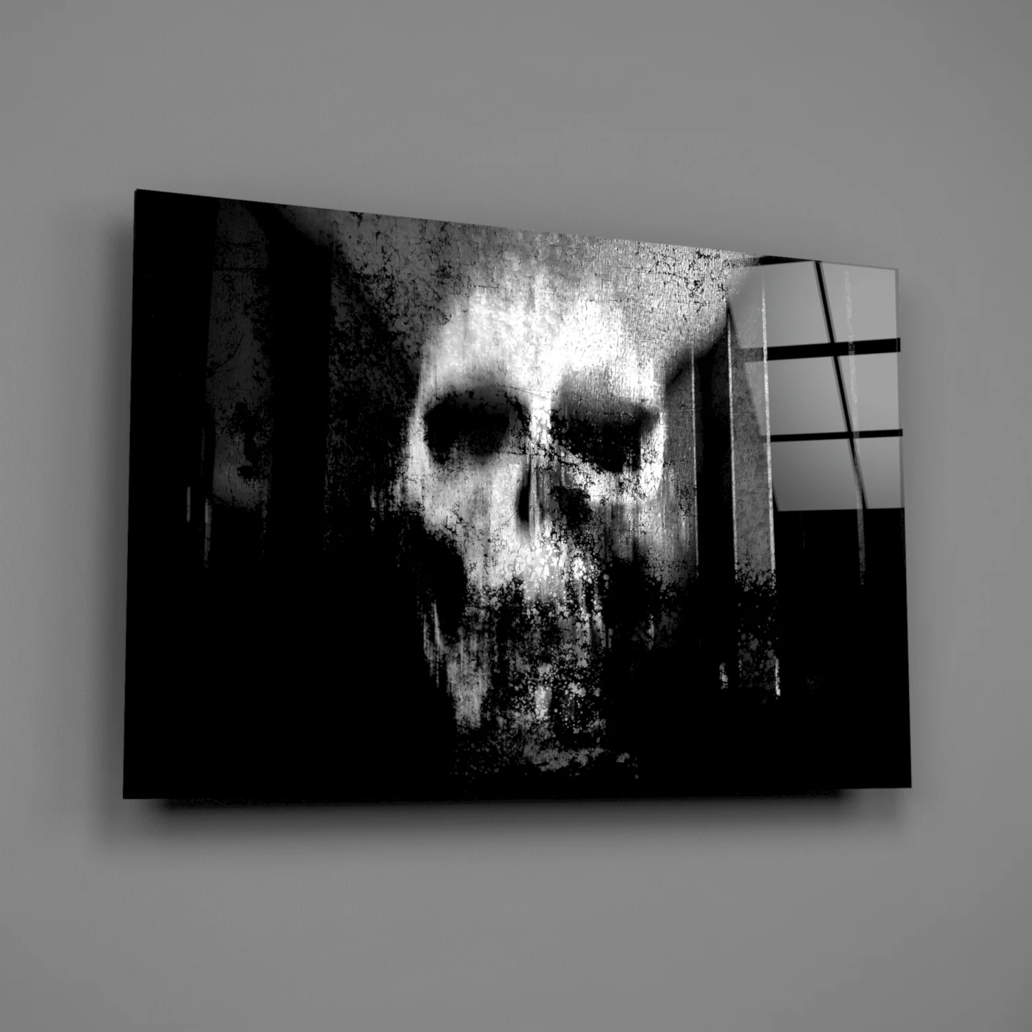 Skull Glass Wall Art - Image 2