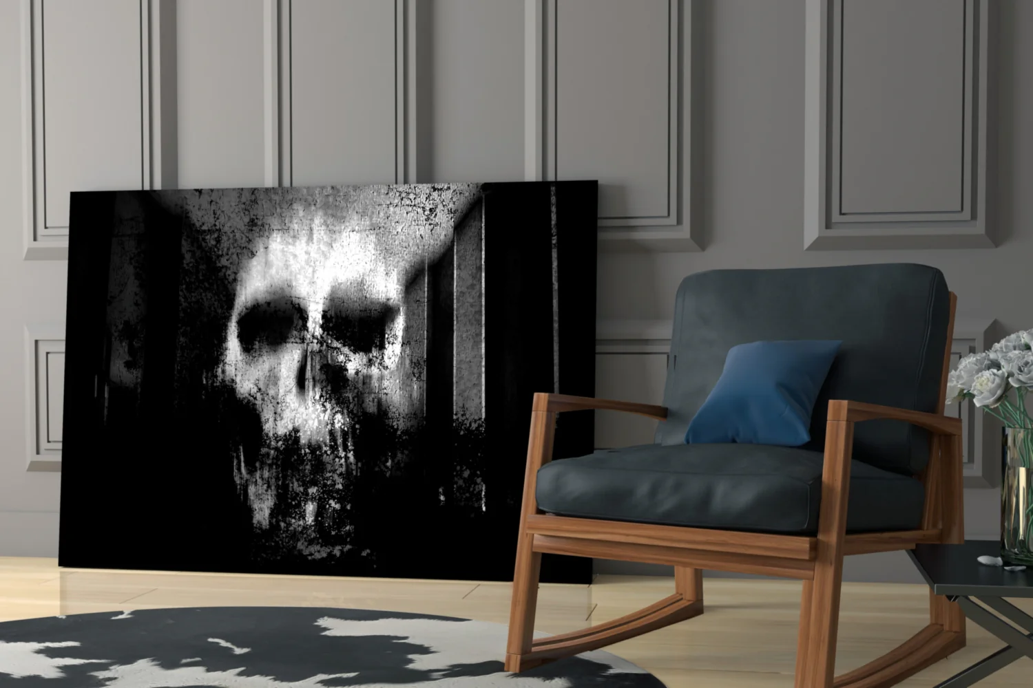 Skull Glass Wall Art - Image 6