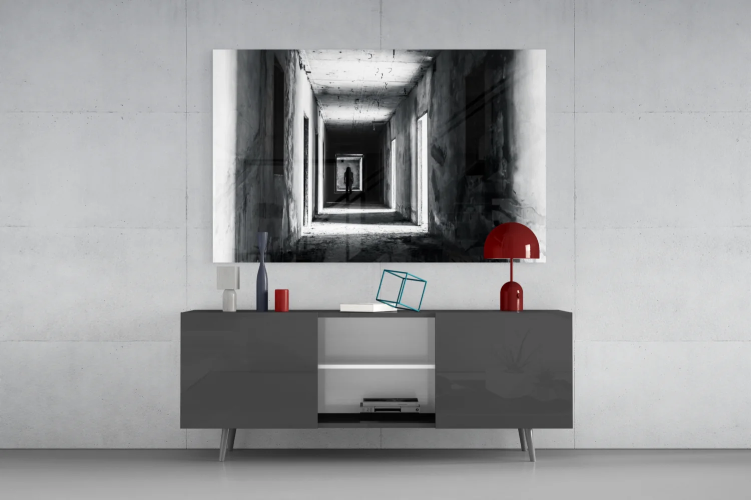 Shadow in the Dark Glass Wall Art - Image 8