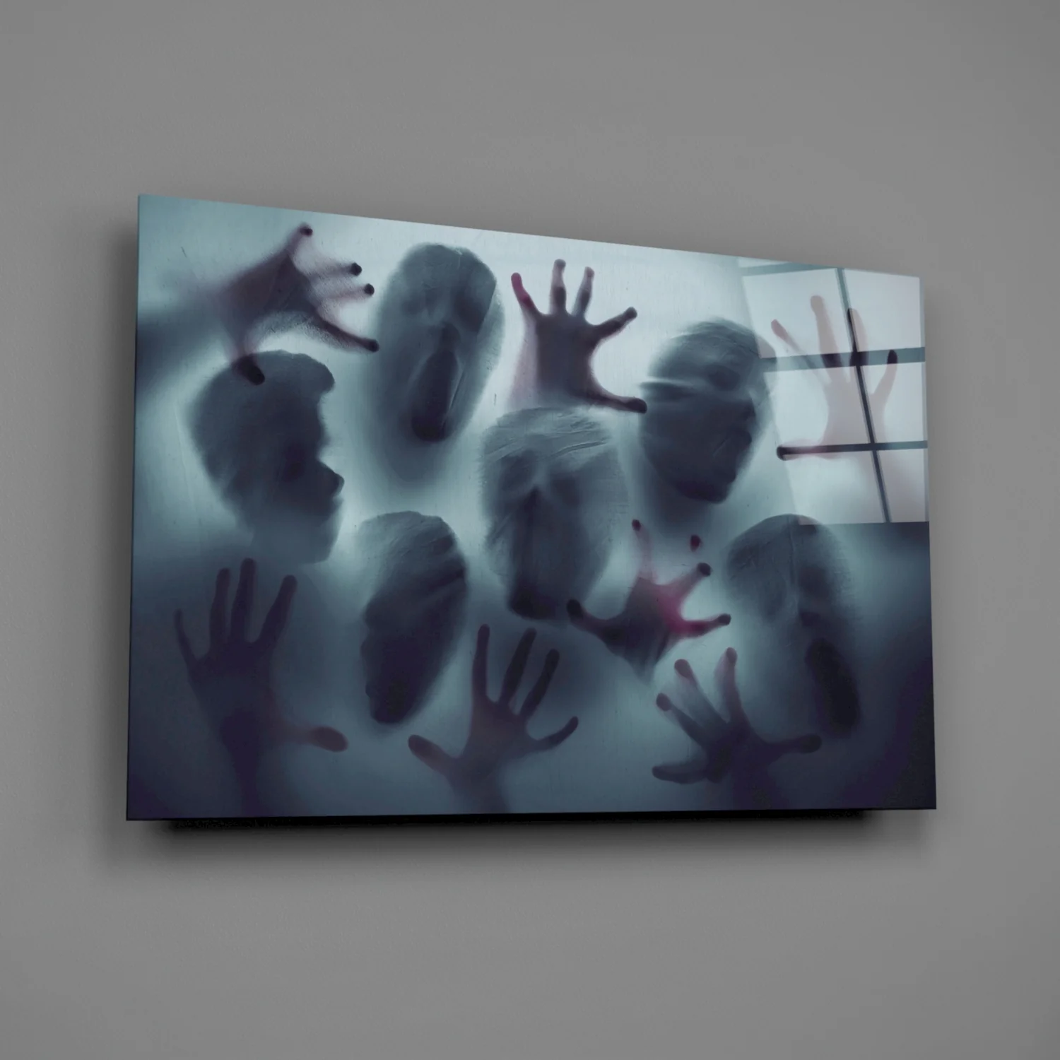 Silent Scream Glass Wall Art - Image 2