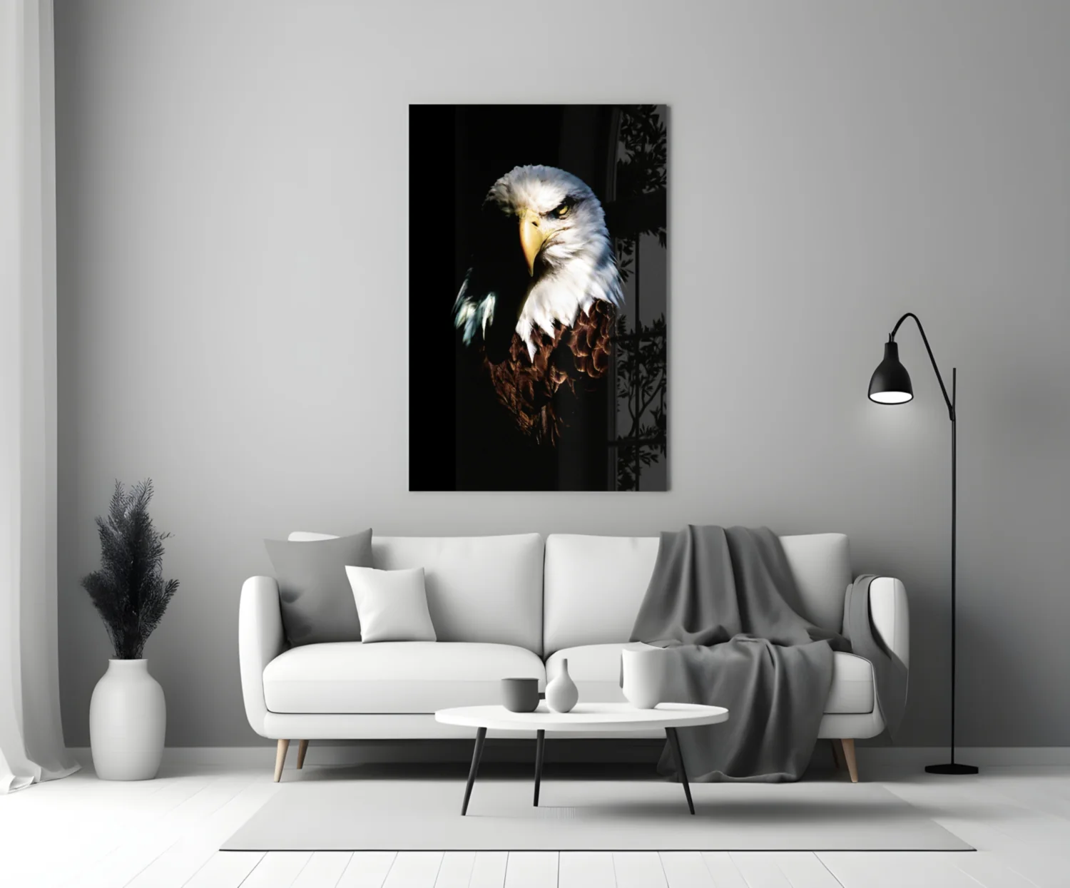 Eagle Glass Wall Art - Image 3