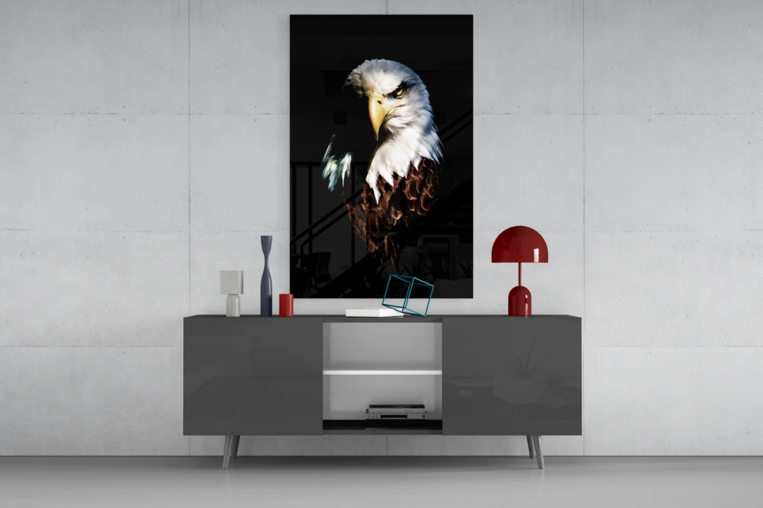 Eagle Glass Wall Art - Image 8