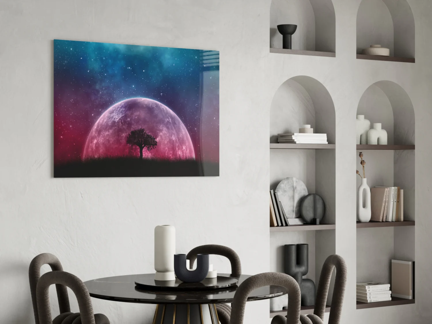 Mystical Night Glass Wall Art - Image 5