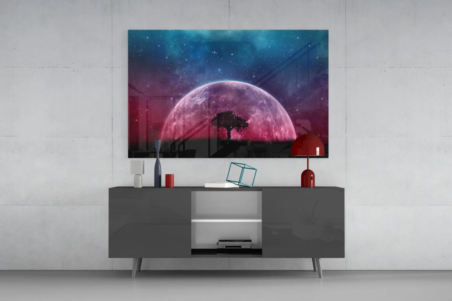 Mystical Night Glass Wall Art - Image 8