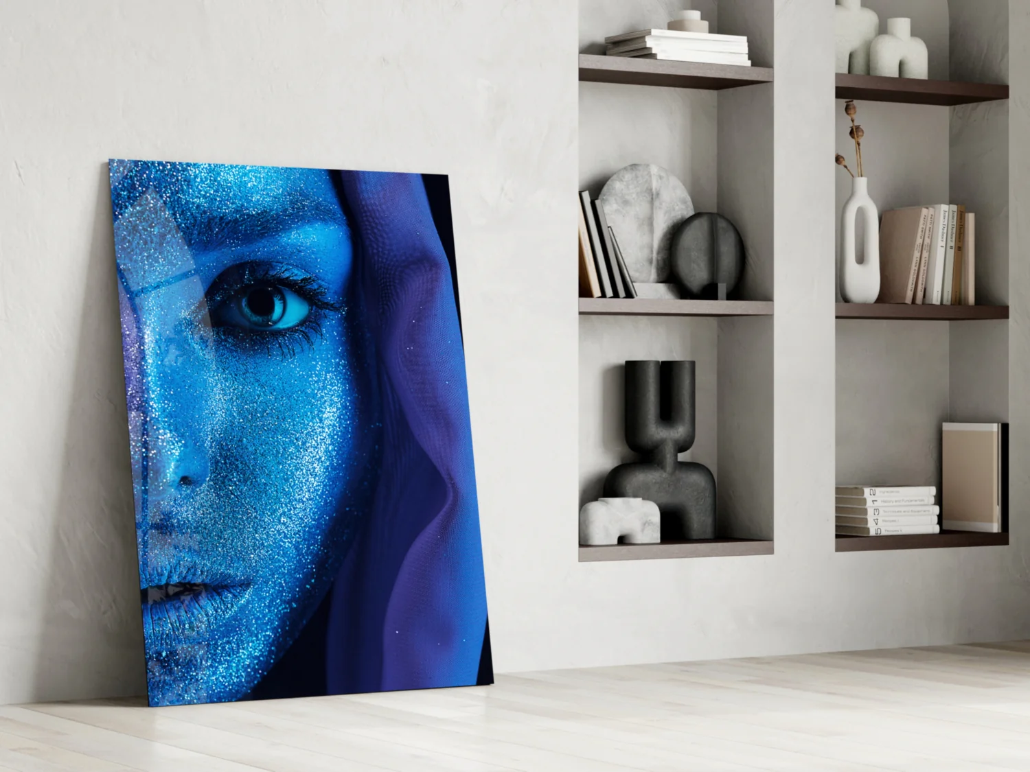 Woman Portrait Glass Wall Art - Image 6