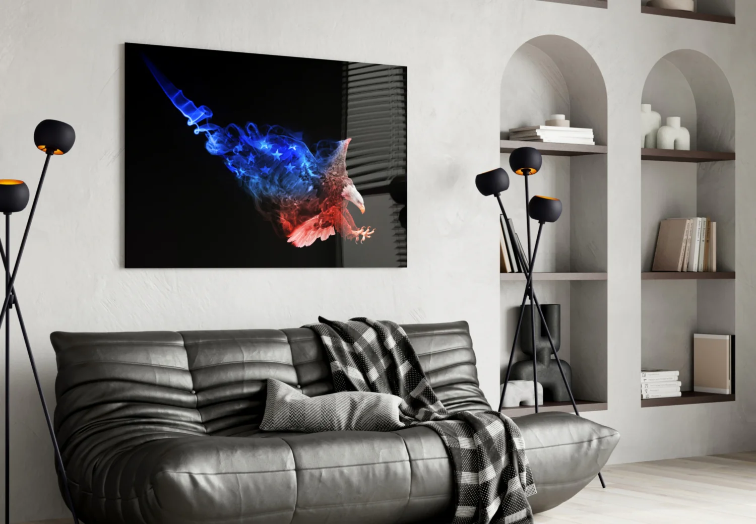 Eagle Glass Wall Art - Image 4