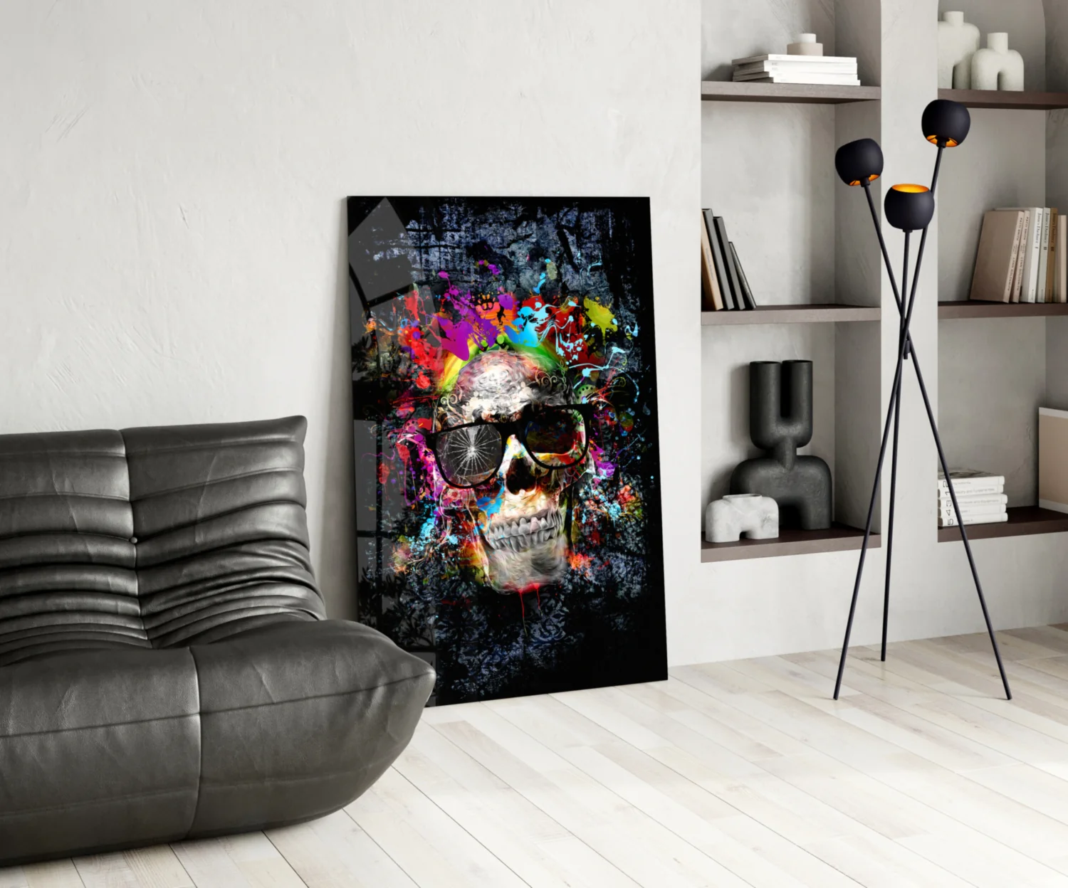 Skull Glass Wall Art - Image 5